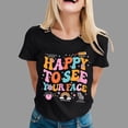 thumbnail image 2 of T Shirts For Women Letter Print Short Sleeved First Day Of School Short Sleeved Teacher Back To School Shirts Beach Outfits, 2 of 4