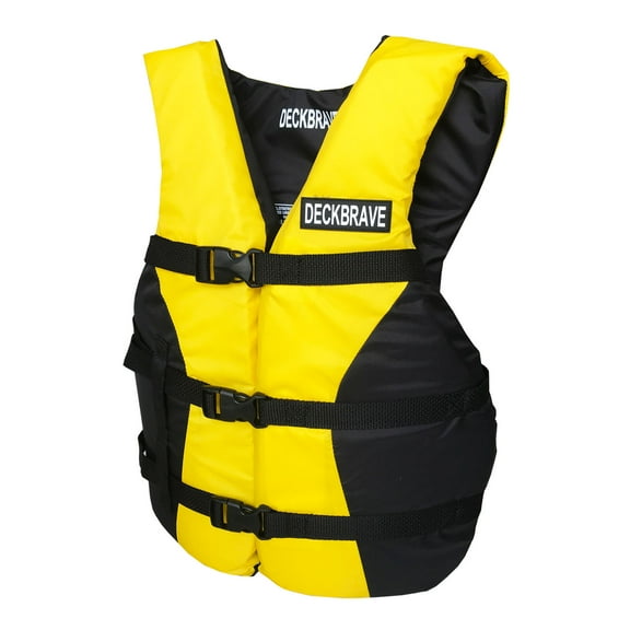 DECKBRAVE Adult USCG Approved Life Jacket Vests Super Large Size 40''-60''