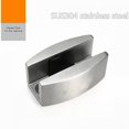 thumbnail image 4 of Sliding Glass Door Floor Guide 304 Stainless Steel Floor Roller Guide Sliding Door System Accessories For Frameless Sliding Glass Doors, 4 of 4