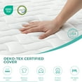 thumbnail image 4 of Life Balance Hybrid 10 Inch King Size Mattress, Medium Firm, Supportive Foam & Innerspring Coils, Pressure Relief & Spinal Alignment, Mattress in a Box, Made in USA, CertiPUR-US Certified, CE-10-K, 4 of 7