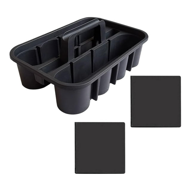 GUOOL Boîte de Rangement d'Outils Automobile Multi-Compartiments Organisateur d'Outils Multifonctions Noir