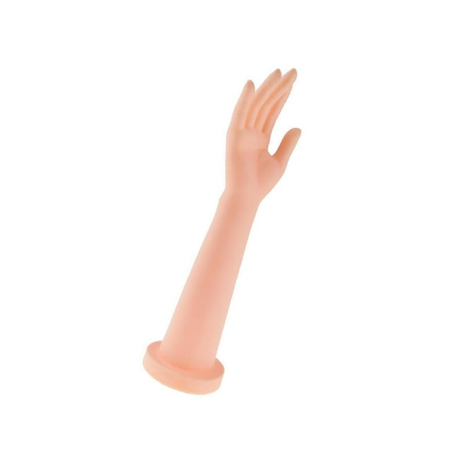 Cateissary Female Mannequin Hand for Jewelry Bracelet Watch Display Ring Almacenamiento y organización del hogar Rosa