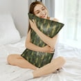thumbnail image 4 of Silk Pillow Case for Hair And Skin Queen - Dinosaur camouflage Cooling Sleep Throw Pillow Covers Standard Size 20x30in, comfort Satin Pillowcase with Zipper for Women Men, 4 of 7