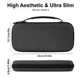 thumbnail image 4 of NATEFEMIN Durable EVA Carrying Case for Nintendo Switch 2 Console Travel Bag Holds Accessories 24 Game Slots Protective Storage, 4 of 8
