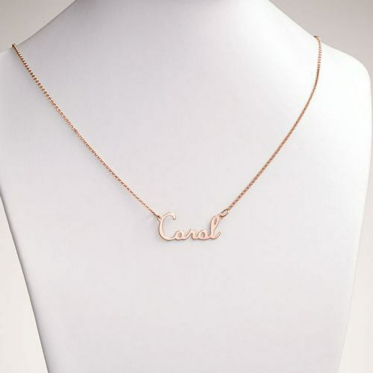 Necklace that spells your name hot sale