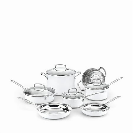Cuisinart Chef's Classic Stainless Color Series 11 Piece Cookware Set
