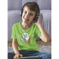 thumbnail image 2 of Astronaut Bunny On Egg T-Shirt Juniors -Image by Shutterstock,  Small, 2 of 4