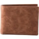 thumbnail image 1 of Minnieouse Hombres Casual PU cuero billetera bolsillo moneda ID tarjeta dinero titular delgado monedero Carteras marrón Minnieouse BB6660-02B, 1 of 6