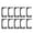 10pcs, variant on Securly Wall Outlet Fix With Sturdy Iron Leveling Spacers for Fit Repair