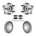 thumbnail image 1 of Transit Auto Front Hub Bearing Assembly Coated Disc Brake Rotors and Semi-Metallic Pads Kit for Car 2021-2022 Mazda 3 FWD Vehicles Manufactured In Mexico KBB-131793, 1 of 11