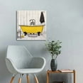 thumbnail image 4 of PIKWEEK  Bathroom Wall Art Bath Tub Painting Picture Bathroom Wall Decor Framed Ready to Hang  12x12 in, 4 of 4
