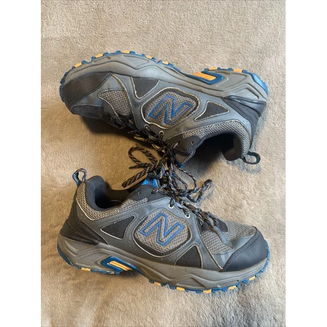 New Balance 481 V3 Mens 9 4E Gray Blue Hiking Shoes Trail Outdoor Sneakers