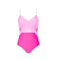 thumbnail image 4 of Women's Swimsuit Womens One Piece Swimsuits Women Swimsuits Push Up Bathing Suits Cutout Mesh Front Swimwear, 4 of 5