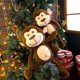 thumbnail image 4 of El último muñeco de peluche de mono pequeño de estilo moderno es un suave regalo navideño, 4 of 4
