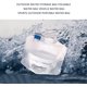 thumbnail image 2 of Cubo portador de agua con diseño plegable, transparente, compacto y construcción libre de BPA para beber, bañarse, 2 of 5