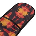 thumbnail image 2 of Dailycode Double Sided Oven Mitt with Loop Heat Resistant Kitchen Long Potholders 7" x 35" Abstract Fire Shapes, 2 of 6