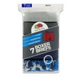thumbnail image 3 of Print and Solid Covered Waistband Boxer Briefs, 7 Pack (Little Boys & Big Boys), 3 of 6