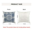 thumbnail image 4 of AUQ 18x18 Pillow Covers,Vintage Boho Linen Decorative Cushion Covers with Hidden Zipper,Colorful Sofa & Bed Accent,Durable & Soft,2 Pack, 4 of 6
