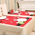 thumbnail image 3 of Manteles individuales navideños para mesa de comedor, con calcetines navideños, manteles individuales con cuchillo y tenedor para manualidades caseras, 4 Uds. ER, 3 of 5