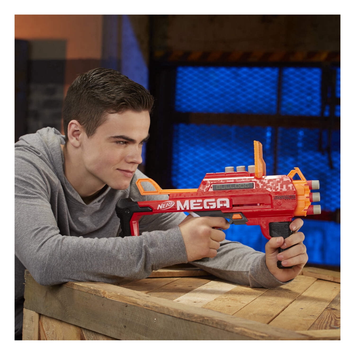 Nerf AccuStrike Mega Bulldog Blaster, for Ages 8 and up