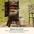 thumbnail image 3 of Cuisinart 36” Vertical Propane Smoker, 4 Removable Racks, Spacious BBQ Smoker with Wood and Water Trays, 3 of 11