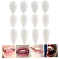 thumbnail image 4 of UPGRATOR 12Pcs  Costume Accessory Cosplay Fangs White Resin Teeth Shape For Masquerade Party, 4 of 8