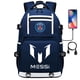 thumbnail image 2 of Mochila escolar con USB para adolescentes y estudiantes, con diseño de estrella de fútbol deportivo, para hombres y mujeres, para viajes de ocio, 2 of 6