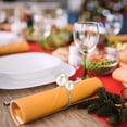 thumbnail image 5 of Pearl Napkin Rings Set of 6, Silver Napkin Rings Holders for Formal or Casual Dinning Table Decor, 5 of 14