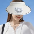 thumbnail image 5 of PEONAVET Beach HatSun Hat with USB Charging Fan Sun Protection Sunshade Outdoor Travel Riding Beach Empty Sun Hat, 5 of 8