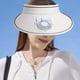 thumbnail image 5 of Sombrero para acampar y hacer senderismo con ventilador de carga USB, protección solar, parasol, para viajes al aire libre, equitación, playa, sombrero para el sol vacío, gorra de abanico, 5 of 8