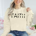 thumbnail image 4 of KimSoong Women Christian Sweatshirt Faith Shirts Jesus Sweatshirt Christian Religious Crew Neck Long Sleeve Pullover Tops, 4 of 9