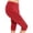Red, variant on HAJWOH Women’s Capri Leggings Knee and Ankle Length Leggings Stretch Summer Lightweight Pants