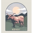 thumbnail image 5 of Western Howdy Cow Long Sleeve Adult Hooded Sweatshirt-3XL-Cream, 5 of 6