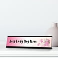 thumbnail image 2 of Boss Lady Dog Mom, Pink Designer Desk Sign Nameplate (2 x 8"), 2 of 3