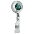 thumbnail image 2 of Harry Potter Deathly Hallows Logo Retractable Reel Chrome Badge ID Card Holder Clip, 2 of 3
