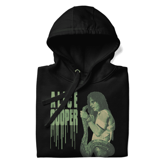 Alice Cooper - Vintage 1986 Snake Drip Hoodie