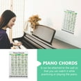 thumbnail image 3 of Guía de aprendizaje de acordes de piano Acordes de referencia de piano Cuadro de digitación, 3 of 8