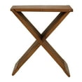 thumbnail image 2 of Bare Decor Rocco Folding Stool in Solid Teak Wood, 16", 2 of 4