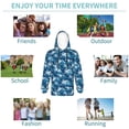 thumbnail image 5 of KLL Unisex Kids Boys Girls Hooded Pocket Pullover Hoodies-Sea Water Wave, 5 of 5