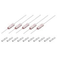 thumbnail image 1 of Uxcell 5Pcs Metal Temperature Thermal Fuse SF110 10A 250V with Terminal Connector, 1 of 6