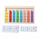 thumbnail image 1 of Juguetes de madera Montessori, rompecabezas, juego lógico, juguetes para combinar colores y formas. 8 colores, 1 of 9
