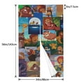 thumbnail image 4 of The Lion King Door Curtain Doorway Bedroom Kitchen Blackout Curtains Privacy Door Curtains Home Decor 2 Panel 34" x 56", 4 of 7