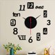 thumbnail image 4 of 2X Reloj de Pared DIY - Decoración del Reloj de Pared con Espejo 3D, Reloj con NúMeros Romanos - Reloj Adhesivo de Pared Decoración de la Habitación del Hogar Negro, 4 of 6