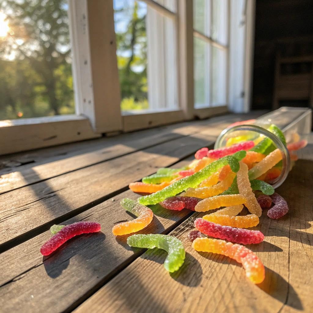 Trolli Sour Brite Crawlers Candy Minis Treat Packs 18 oz