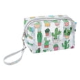 thumbnail image 2 of Sac Cosmétique Transparent Dessin Animé Sac Cosmétique à Main Sac Cosmétique à Main Sac de Lavage Transparent Flamant Rose Pochette Transparente pour Dames, 2 of 5