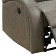 thumbnail image 2 of 40 Inch Leatherette Power Recliner with USB Port Gray, 2 of 5