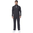 thumbnail image 3 of Tyhengta Men's Tracksuits Athletic 2 Piece Set 1/4 Zipper Casual Jogging Suit Gym Sportswear Carbon Gray M, 3 of 8