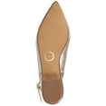 thumbnail image 5 of Journee Womens Sylvia Medium and Wide Width Sling Back Covered Block Heel Pumps, 5 of 9