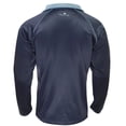 thumbnail image 2 of Weather Apparel 58029-051-MD Mens Poly-Spandex Full Zip Jacket - Medium, Navy with Steel Blue, 2 of 3