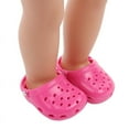 thumbnail image 3 of AlevRam 1 Pair Clog Shoes for 18 Inch Dolls – Candy Color Slip-On Sandals for Girl or Boy Dolls – Doll Footwear Accessories, 3 of 4